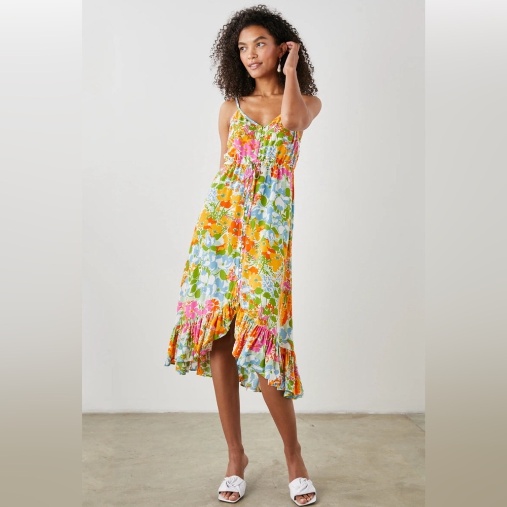Rails Frida Day garden Midi dress Sz M